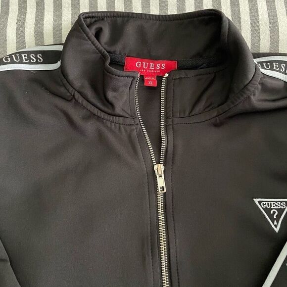 Guess Logo Tape Track Jacket XL - Picture 2 of 11
